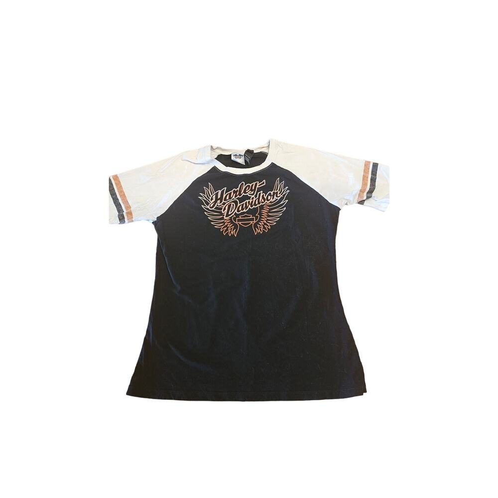 Harley‎ Davidson Graphic Tshirt size XL pinstripe sleeves